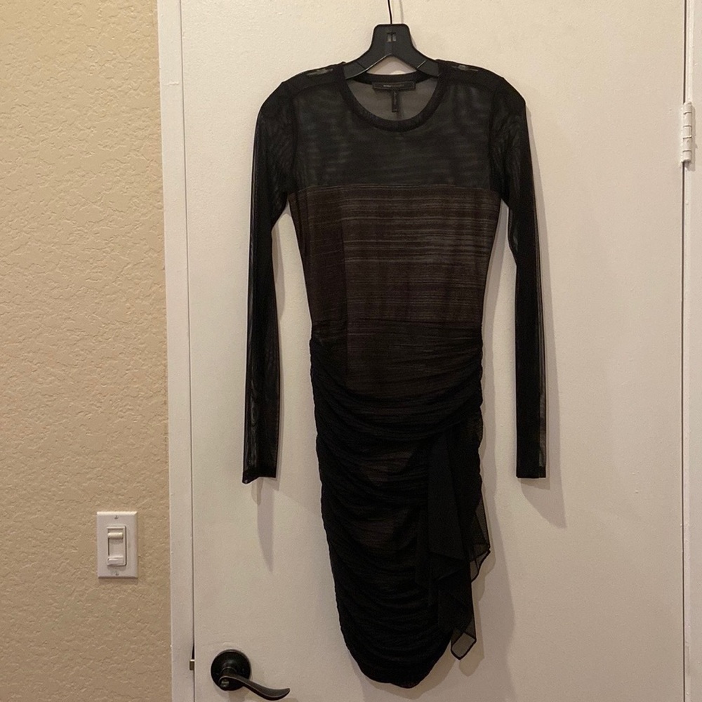 A black cocktail dress.